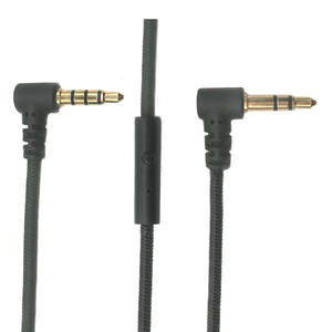 Câble de raccordement <span class=keywords><strong>TRS</strong></span> vers TRRS à angle droit de 3,5 mm pour casque avec contrôle du microphone - Product Image 4