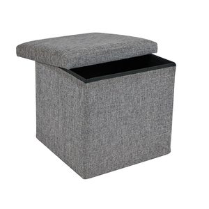 <span class=keywords><strong>Pas</strong></span> <span class=keywords><strong>cher</strong></span> prix tissu gris tissu siège souple chambre <span class=keywords><strong>salon</strong></span> <span class=keywords><strong>pouf</strong></span> de rangement - Product Image 4