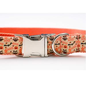 <span class=keywords><strong>Collar</strong></span> de entrenamiento ajustable para perros, con estampado personalizado de poliéster, hebilla de Metal, <span class=keywords><strong>Collar</strong></span> suave de diseño para mascotas, venta al por mayor