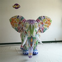 Petit costume gonflable de bande dessinée pour adulte, mobile, éléphant, mascotte, événements, fête, 2020