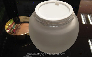 Pot cosmétique vide sphérique givré pour fard à paupières, maquillage, crème pour le visage, flacon de 120g <span class=keywords><strong>mtl</strong></span> - Product Image 3