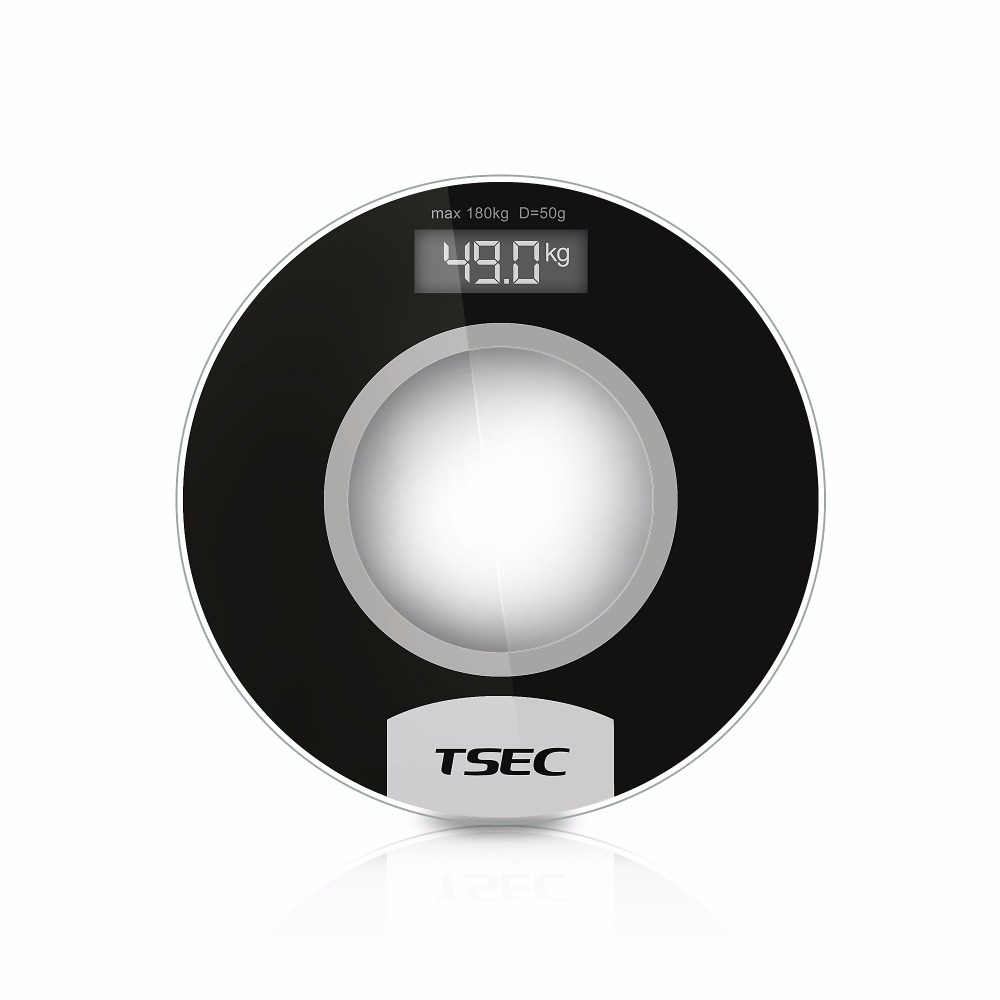2021 Excellent Circular Digital Bathroom Scale for Electronic Gift Scale with LCD Display