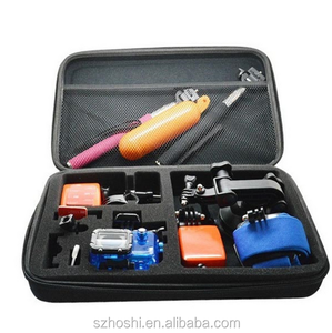 ชุดอุปกรณ์เสริมกล้องแอคชั่นสปอร์ต ชุดติดหมวก สายรัดหน้าอก สายรัดศีรษะ สำหรับ <span class=keywords><strong>Gopro</strong></span> <span class=keywords><strong>Hero6</strong></span>/5/4/4s/Fusion/3+/3 Xiaoyi/Sjca - Product Image 1