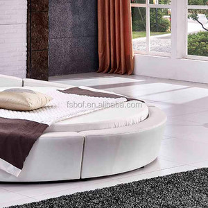Home Furniture Led Light Large <strong>Black</strong> Round <strong>Beds</strong> <strong>Double</strong> Cot <strong>Bed</strong> Designs CY004 - Product Image 6