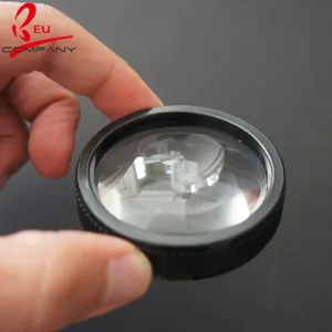 PMMA Diameter 32 mm plano-convex optical lenses with Focal length 50 mm