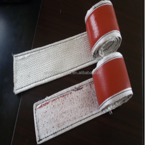 30mm FEU MANCHES TUYAU SILICONE <span class=keywords><strong>ISOLATION</strong></span> TRESSÉ 10KV EN FIBER DE VERRE CORE avec magic tape - Product Image 4