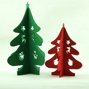 Mini décoration <span class=keywords><strong>de</strong></span> Noël DIY, arbre <span class=keywords><strong>de</strong></span> Noël en feutre 100% polyester - Product Image 2