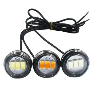 Perfeito Lâmpada Do Carro Levou Luz de Nevoeiro Olho de Águia 5630 5730 3SMD Auto Levou luz de Nevoeiro 880 881 9005 9006 Bulbo Volts 12