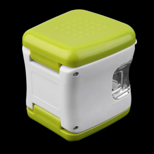 OEM nouveauté presse-ail multifonction en plastique presseur broyeur trancheuse râpe découpe en dés et stockage cuisine légumes outil - Product Image 5