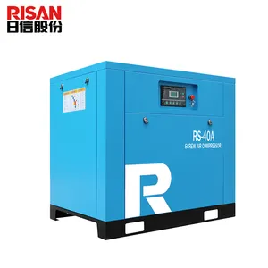 40hp Direct drive oil injected 8 bar 12 bar 30KW screw air compressor