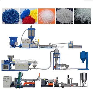 recycled one stage plastic granule making machine biodegradable plastic granules making machine