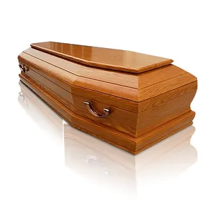 Urn and cinerary casket unique unfinished wood coffin box