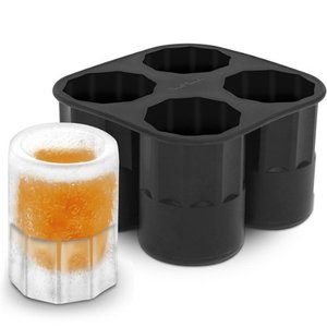 4 Cangkir Cetakan Kaca Shot Es Silikon, Pembuat Kaca Es, Cetakan Penembak Es Silikon - Product Image 1