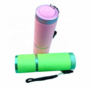 Factory Wholesale Promotional Cheap 9 Led Durable Plastic Nonslip Grip Torch Light Camping Led Flashlight