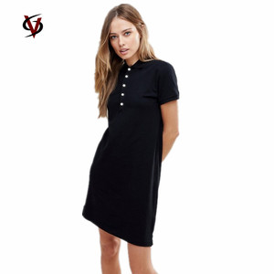 Signore Stampata Manica Corta T Shirt <span class=keywords><strong>Polo</strong></span> Abito - Product Image 1