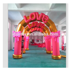 Arc d'entrée gonflable de mariage, décor de fleurs, cm, <span class=keywords><strong>pas</strong></span> <span class=keywords><strong>cher</strong></span> - Product Image 4