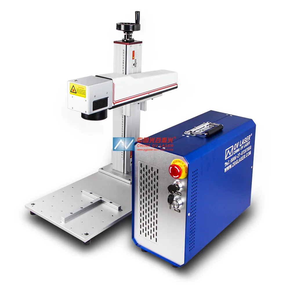 Ov Laser 20W 30W 50W Metalen Optische Fiber Laser-markering Machine Voor Verkopen