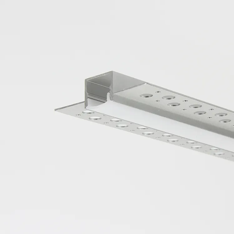 1M de aluminio disipador de calor de refrigeración extrusiones perfil LED tira yeso canal crecer Barra de luz LED de la lámpara de aluminio de vivienda LED a
