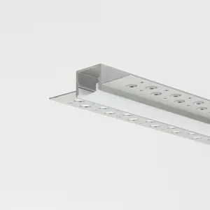 1 m Alluminio del Dissipatore di Calore di Raffreddamento Estrusi Profilo LED Gesso Channel Strip Coltiva La Luce Bar LED Della Lampada di Alluminio Dell'alloggiamento LED di Ricambio