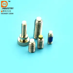 Socket Set Screws PDM Stainless Steel Nylon Tip Grub Screw Hex Socket Rubber Tipped Set Screws With Plastic Tip