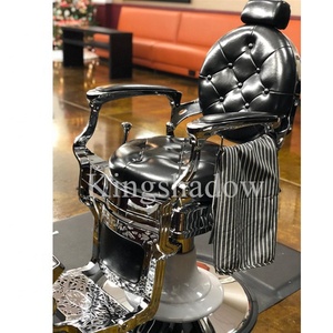 Berber dükkanı ekipmanları kuaför mobilya erkek berber koltuğu Vintage kuaför sandalyeleri hidrolik pompa ve elektrikli pompa çin - Product Image 1