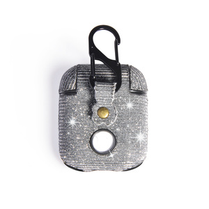 Étui pour écouteur <span class=keywords><strong>apple</strong></span>, housse en cuir pailleté pour iphone, accessoire - Product Image 5