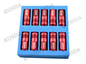 Accesorios Del Coche de Carreras de Alta Calidad <span class=keywords><strong>al</strong></span> por mayor 52mm Tuerca de Rueda de Aluminio Billet Con P1.5/1.25mm X M12 - Product Image 1