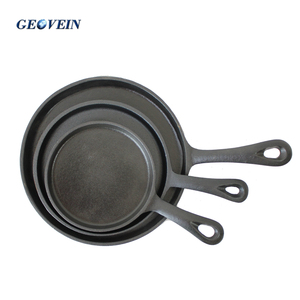 5 ''6'' 8 ''yapışmaz dökme demir Tawa Dosa Roti düz Tava Chapati Pan - Product Image 5