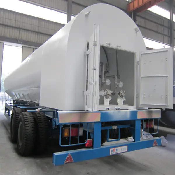 شاحنة نقل النيتروجين السائلة المبردة بطول 1.6mpa 12m3