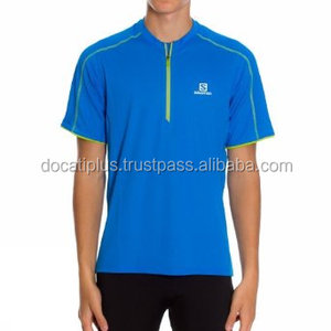 เสื้อยืดซิปด้านหน้าผ้าฝ้าย OEM แบบกำหนดเองสำหรับผู้ชาย - Product Image 2