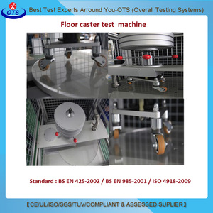 DIN EN 985 - DIN EN 425 - ISO 4918 רצפת גלגלית שחיקה עמידות בדיקות מכונת רולר כיסא בדיקות מכשיר - Product Image 5
