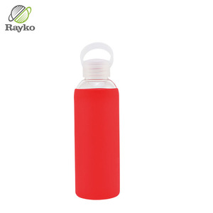 2024 Chine Fabricant 350ml 450ml 550ml Bouteille en verre avec couvercle PP Verre borosilicaté Bdoy Bouteille d'eau en verre - Product Image 3