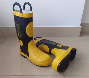 2018 di gomma di sicurezza antincendio stivali per Vigile del fuoco - Product Image 5