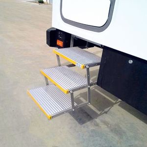 Escalera Eléctrica <span class=keywords><strong>Plegable</strong></span> con Certificación CE para Furgonetas y Autocaravanas con Capacidad de Carga de 150 kg - Product Image 2