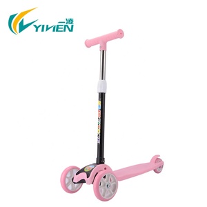 Janiilen-trottinette pliable rose à trois roues, <span class=keywords><strong>scooter</strong></span> en plastique pour enfants - Product Image 6