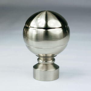 Stardeco Barres et embouts ronds <span class=keywords><strong>en</strong></span> fer + barres et embouts ronds <span class=keywords><strong>en</strong></span> fer 20 mm Embouts de rideau à boule - Product Image 3