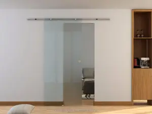 Алюминиевая плоская направляющая для стеклянной раздвижной двери сарая/алюминиевая стеклянная дверь сарая набор аксессуаров