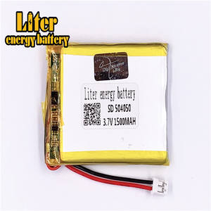 Plug 2,0-2 P lithium polymer batteries 504050 <strong>3</strong>,7 V 1500 mAh Li-polymer battery LiPo battery with wire lead - Product Image 2
