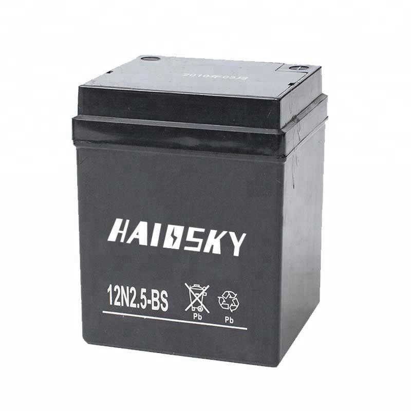 Аккумулятор для мотоцикла HONDA 12N2.5-BS, 12 В, 2,5 Ач, цена в пакистане