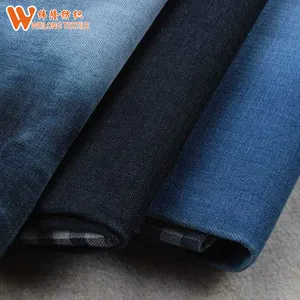 Nuevo Producto rollos grandes de colombia pantalones de mezclilla tela fábrica para camisa de moda en línea