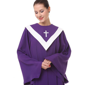 Église chrétienne Chœur Hymne Robe Poème Vêtements Chiesa Cristiana Del Poema Dell'inno Kirchenchor Hymne Gewand Gedicht Kleidung - Product Image 4