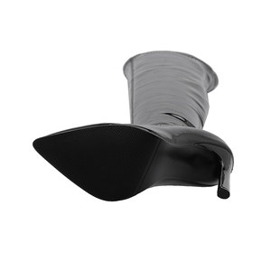 WETKISS מוכן ספינה MOQ 1 זוג נעלי פגיון אדום לטקס פטיש מגפי צינור ארוך מעל הברך מגפי נשים סקסיות מגפי מועדון הלילה - Product Image 5