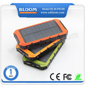 Blm-pb186 12000 mah solar y impermeable cargador solar del teléfono móvil - Product Image 2