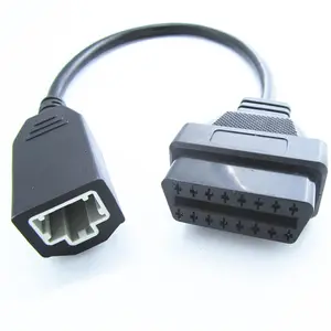 high quality obd 3 pin to 16 pin obd2 cable obdii extension cable 30cm