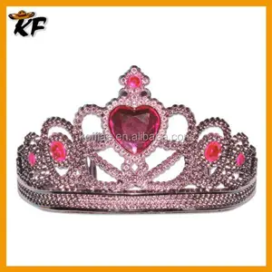 Fábrica de atacado barato mini estrela de strass coroa tiara