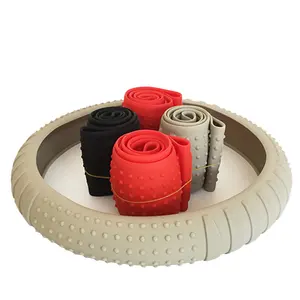 Housse de <span class=keywords><strong>volant</strong></span> universelle en <span class=keywords><strong>silicone</strong></span> personnalisée, résistante à l'usure et imperméable - Product Image 1