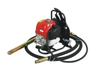 leading type pv 45 gasoline backpack shoulder concrete vibrator