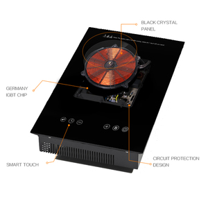 2kw thanh loạt thiết bị cảm biến đầu đốt cảm ứng HOB điều khiển cảm ứng được xây dựng trong <span class=keywords><strong>COOKTOP</strong></span> cho nhà - Product Image 2