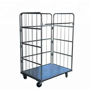 कार्गो औद्योगिक कंटेनर पिंजरे के लिए पिंजरे ट्रॉली - Product Image 5