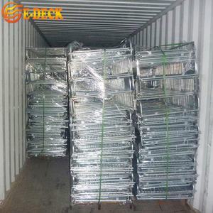 4 côtés chine haute qualité à usage moyen en acier métallique pliable durable de nidification zinc pleine sécurité worktainer <span class=keywords><strong>rollcage</strong></span> - Product Image 6